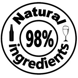 98 percent natural ingredients.