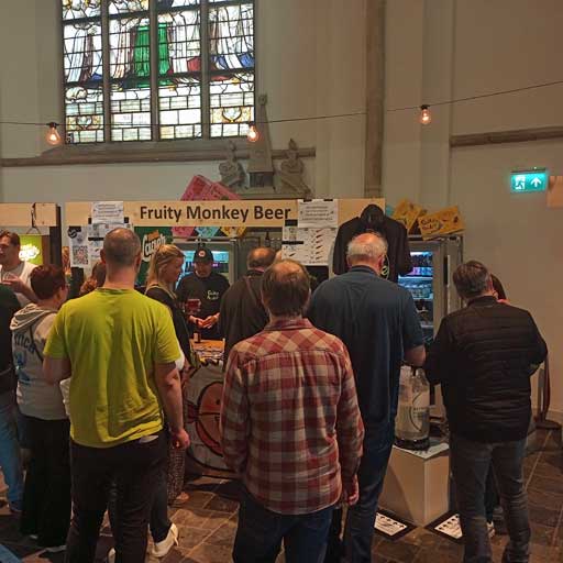 Fruity Monkey Beer stand at Bierproeffestival