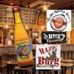 Dutch brown café with menu with extensive beer range