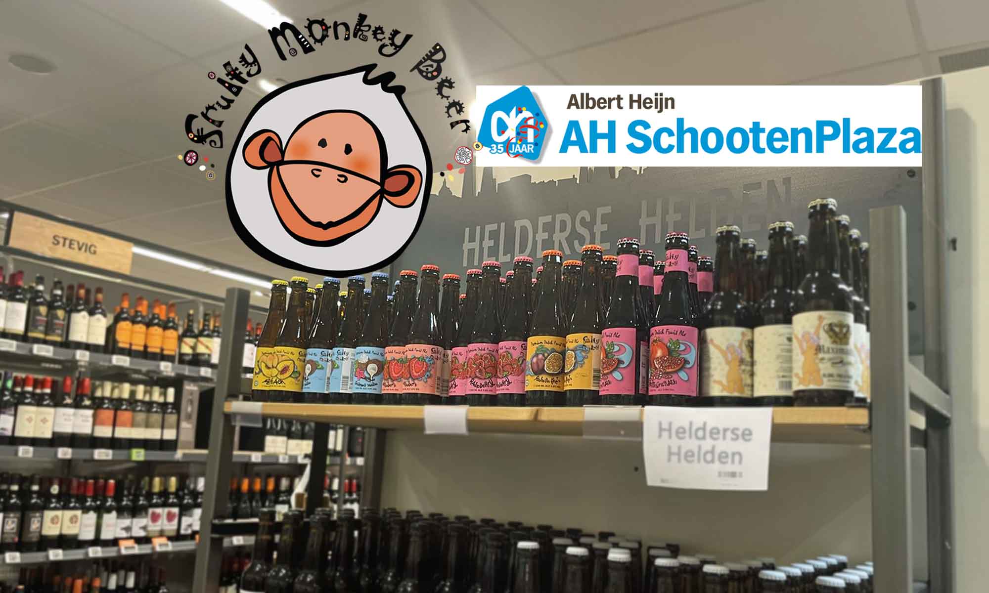 Craft-beer on shelf at local convenience supermarket